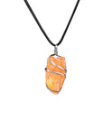 Yellow Aventurine Stones and Crystals Rough Pendant for Women