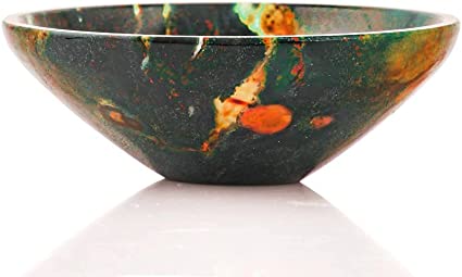Grounding Energy: Bloodstone Crystal Decorative Bowl