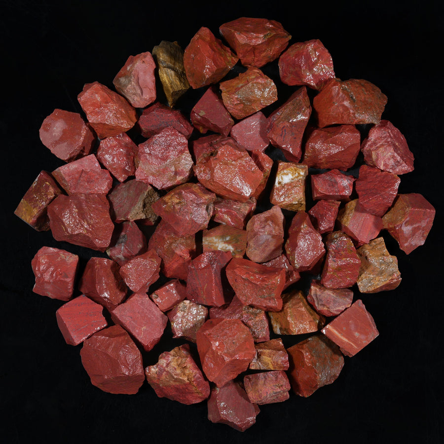 1 Lb Raw Red Jasper - Raw Jasper Rock - Healing Crystals And Stones Gift Set