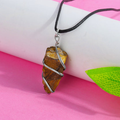 Tiger Eye Stone Pendant - Tiger Eye Stone - Healing Stones - Size 1-1.5 Inches