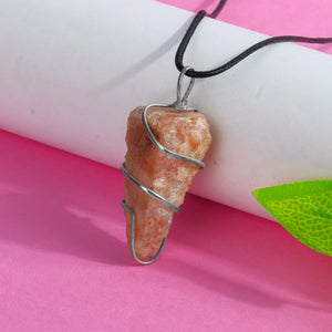 Natural Sunstone Pendant - Sunstone Gemstone - Healing Crystals - Size 1-1.5 Inches
