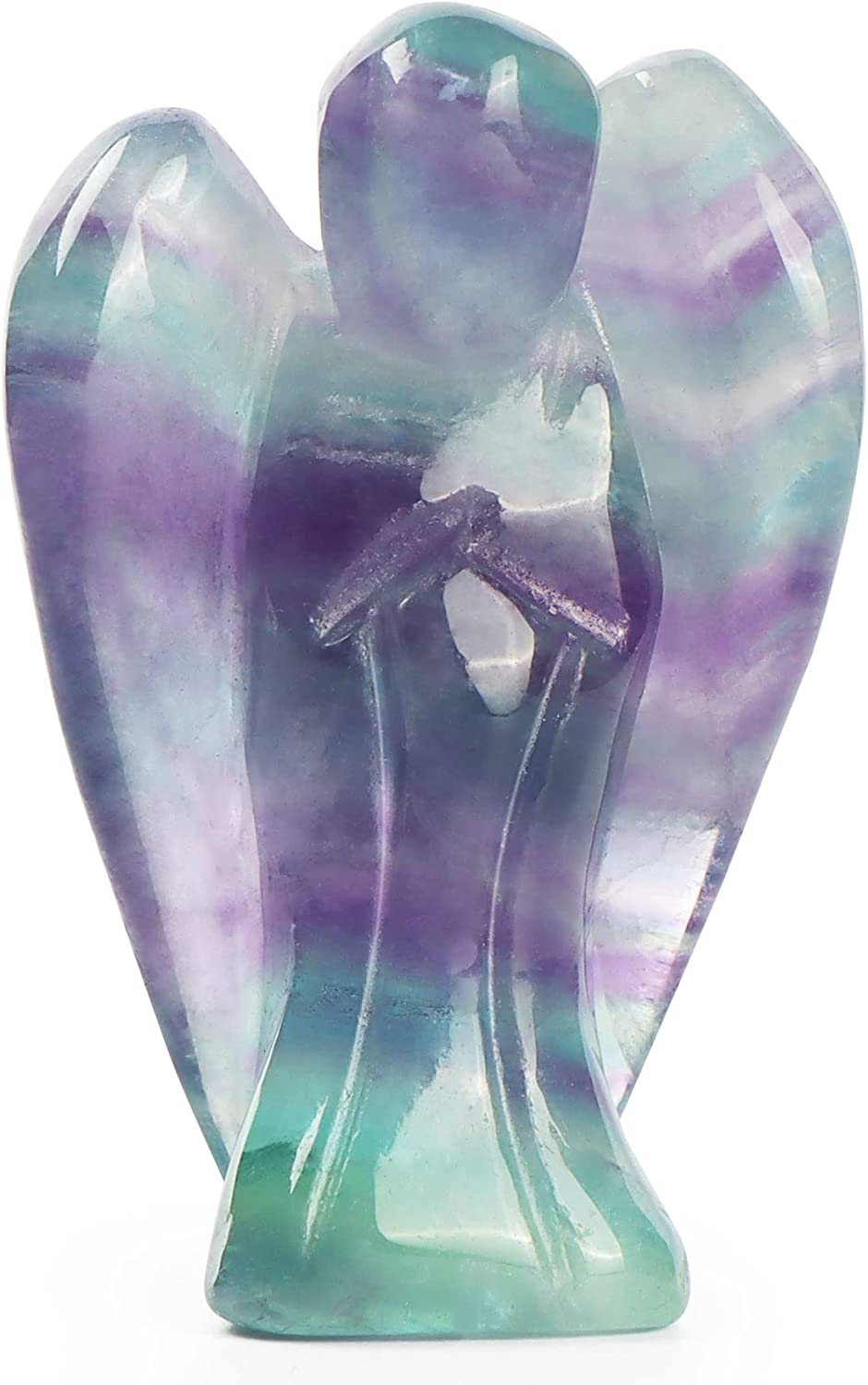 Flourite Crystal Guardian Angel for Meditation & Healing