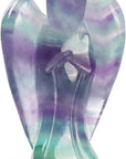 Flourite Crystal Guardian Angel for Meditation & Healing