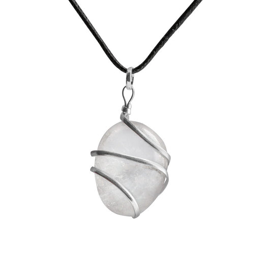 Handmade Carnelian Crystal Pencil Pendant Necklace for Women Men Girls