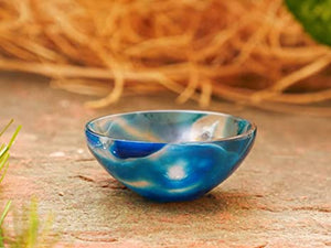 Tranquil Energy: Blue Onyx Decorative Bowl