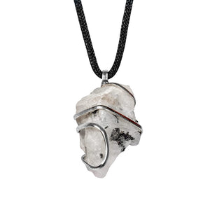 Raimbow Moonstone Handmade Raw Necklace jewelry  Gifts