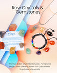 Virgo Zodiac Crystal Kit, Birthstone Healing Stones Horoscope Gift