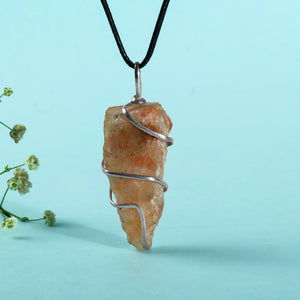 Natural Sunstone Pendant - Sunstone Gemstone - Healing Crystals - Size 1-1.5 Inches