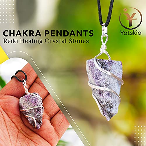 Matrix Crystals - Raw Crystal Pendant - Healing Pendant Necklace - Size 1-1.5 Inches