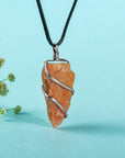 Peach Moonstone Pendant - Peach Moonstone Healing - Moon Stone Crystal - Size 1-1.5 Inches