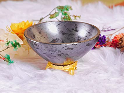 Grounding Energy: Hematite Crystal Decorative Bowl