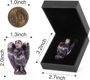 Amethyst Crystal Guardian Angel for Meditation & Healing