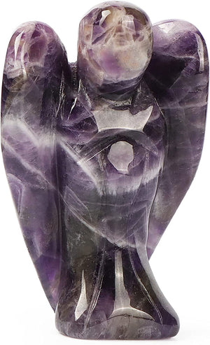 Amethyst Crystal Guardian Angel for Meditation & Healing