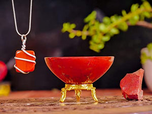 Earthy Energy: Red Jasper Crystal Bowl Set