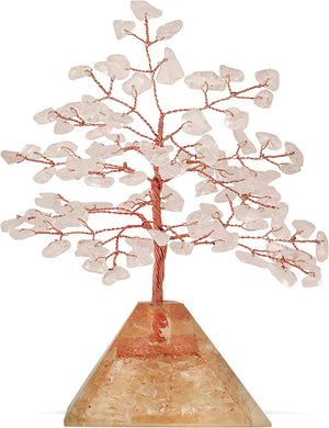 Clear Quartz Crystal Tree of Life Healing Crystals Decoration Buddha Gem Tree