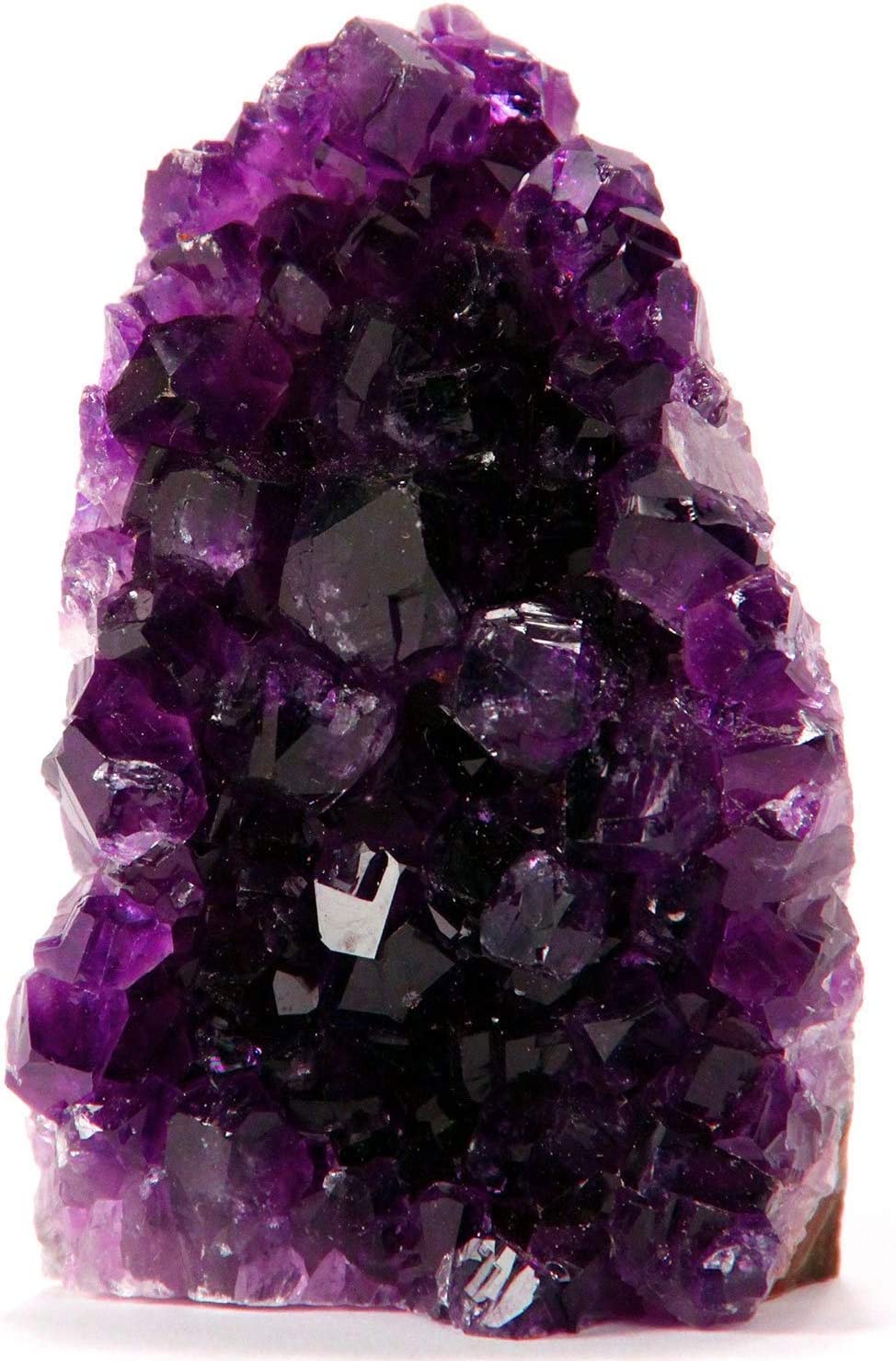 Amethyst Deep Purple Crystals Geode Cluster - 1.5 to 2 Pounds of Powerful