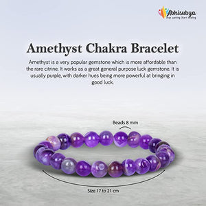 Black Tourmaline Healing Crystal Unisex Bracelet