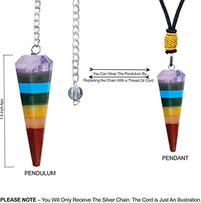 7 Chakra Reiki Healing Pendulum for Meditation & Healing