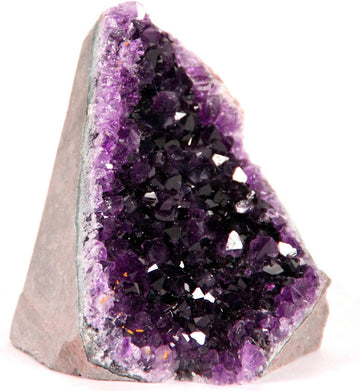 Amethyst Deep Purple Crystals Geode Cluster - 1.5 to 2 Pounds of Powerful
