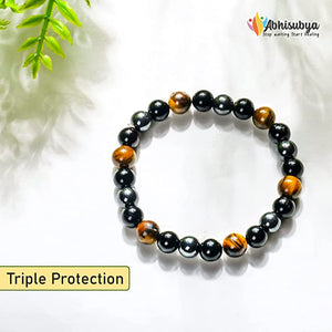 Triple Protection Bracelet for Healing & Protection