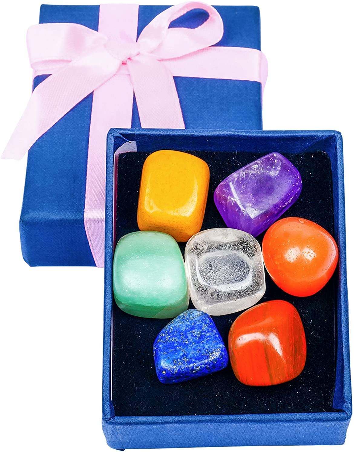 Healing Crystals Set Tumbled Polished Stones Metaphysical Kit Spiritual Gifts