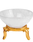 Clear Quartz Crystal Gemstone Bowl Crystals Kitchen Decor Decorative Bowl