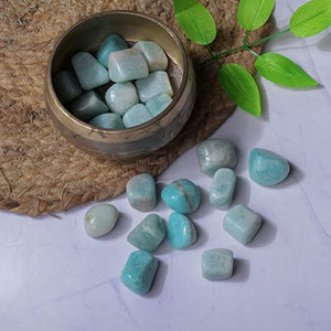 Amzonite Tumbled Stones for Healing