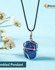 Sunstone Crystal Healing Pendant Necklace for Men & Women
