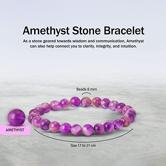 Amethyst Crystal Necklace & Bracelet Set for Women Aesthetic Jewelry Gifts