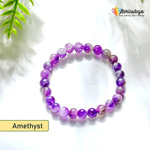 Black Tourmaline Healing Crystal Unisex Bracelet