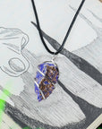 Lapis Lazuli Crystal Necklace - Lapis Stone Necklace - Lapis Lazuli Stone - 1-1.5 Inches