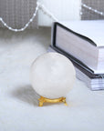 Clear Quartz Crystal Balls For Gazing Along With Sphere Stand Meditation Decor