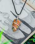 Unakite Gemstone - Crystal Pendant Necklace - Healing Crystal Pendants - Size 1-1.5 Inches