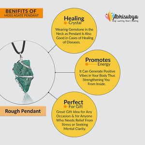 Green Jade Tree of life crystal necklace Raw Rough Pendant for women - Orgonitecrystals