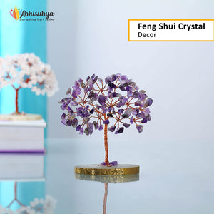 Amethyst Slice Base Crystal Tree of Life for Healing & Meditation