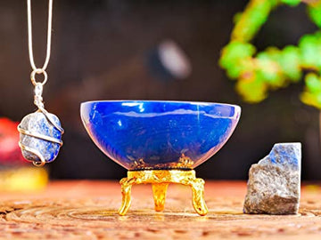 Tranquil Energy: Blue Onyx Decorative Bowl
