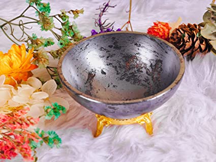 Grounding Energy: Hematite Crystal Decorative Bowl