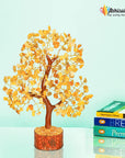 Yellow Aventurine Crystal Tree of Life for Healing & Home Office Decoration