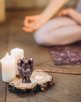 Amethyst Crystal Guardian Angel for Meditation & Healing