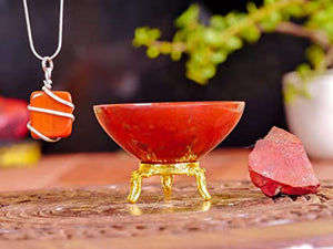 Earthy Energy: Red Jasper Crystal Bowl Set
