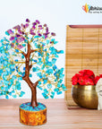 Turquoise & Amethyst Vastu Decoration Crystal Tree of Life