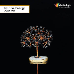 Rose Quartz Slice Base Crystal Tree of Life for Healing & Meditation