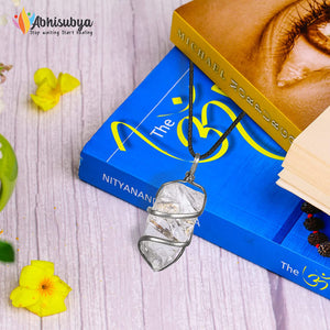 Clear Quartz Healing Crystal Necklace for Women