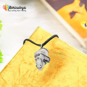 Raimbow Moonstone Handmade Raw Necklace jewelry  Gifts