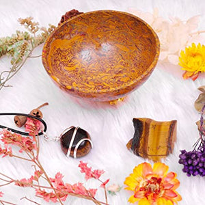 Natural Harmony: Tree Agate Crystal Bowl Set