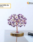 Amethyst Slice Base Crystal Tree of Life for Healing & Meditation
