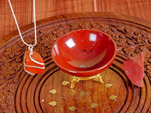 Earthy Energy: Red Jasper Crystal Bowl Set