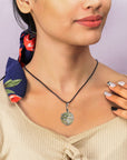 Rose Quartz Crystal Necklace Tumble Pendant for Women