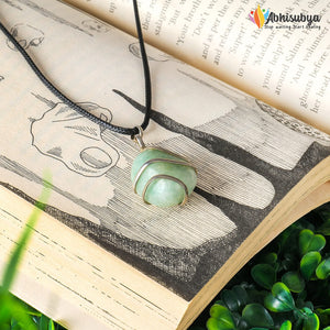 Rose Quartz Crystal Necklace Pencil Pendant Gifts