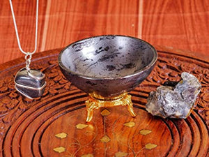 Grounding Energy: Hematite Crystal Decorative Bowl